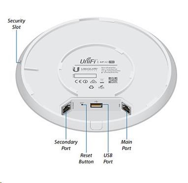 UBNT UniFi AP AC PRO,  vrátane PoE adaptéra [vnútorný/ vonkajší AP,  dual-b 2.4+5GHz (450+1300Mbps),  MIMO,  802.11a/ b/ g/ n/ a2 