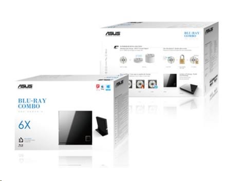 ASUS BLU-RAY Combo SBC-06D2X-U, externý, čierny, USB1 