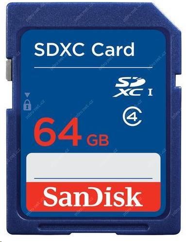 Karta SanDisk SDXC 64 GB (trieda 4)0 