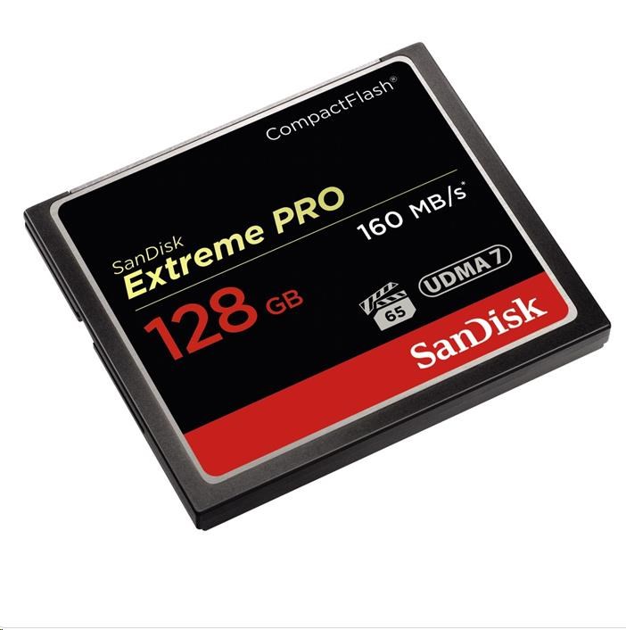 SanDisk Compact Flash 128GB Extreme Pro (160MB/ s) VPG 65,  UDMA 70 