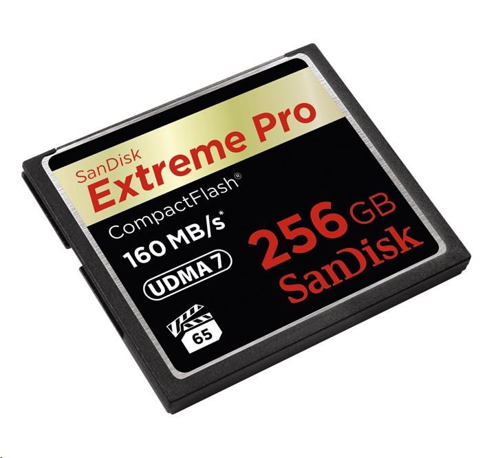 SanDisk Compact Flash 256GB Extreme Pro (160MB/ s) VPG 65,  UDMA 71 