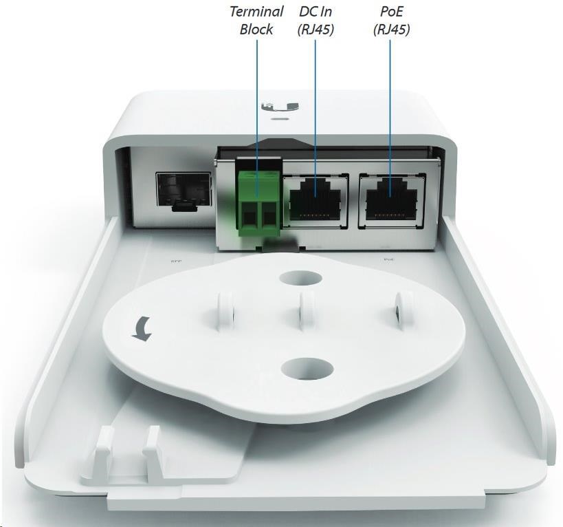 UBNT FiberPoE G2,  vonkajší optický konvertor s PoE1 
