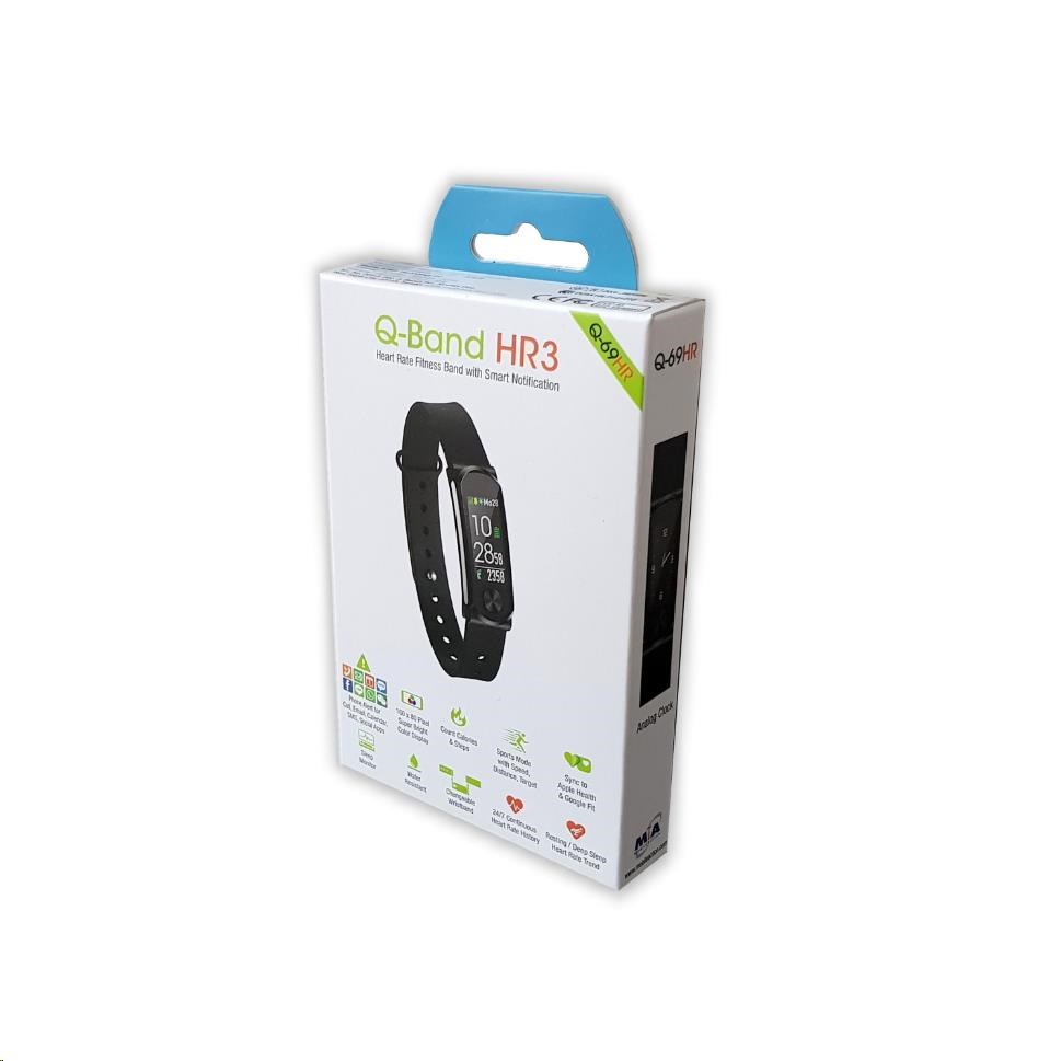 GARNI Q-69HR - fitness náramek s barevným TFT LCD displejem0 
