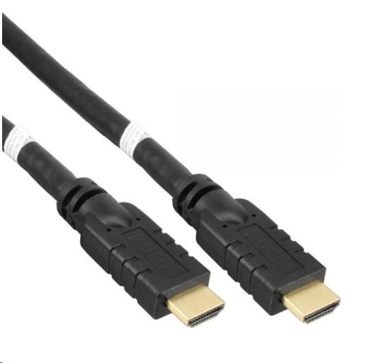 Vysokorýchlostný HDMI kábel PREMIUMCORD s Ether.4K@60Hz,  so zosilňovačom,  7 m,  3x tienenie,  M/ M,  pozlátené kon.0 