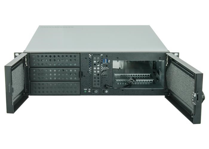 Skriňa CHIEFTEC Rackmount 3U ATX/ mATX,  UNC-310A-B,  zdroj APS-500SB (500W)0 
