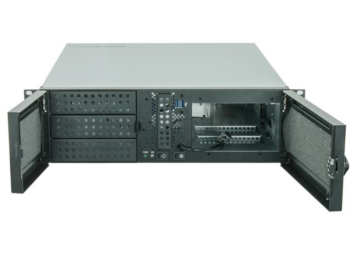 Skriňa CHIEFTEC Rackmount 3U ATX/mATX, UNC-310A-B, zdroj APS-500SB (500W)6 