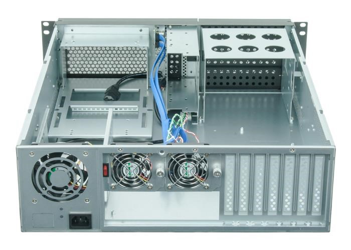 Skriňa CHIEFTEC Rackmount 3U ATX/ mATX,  UNC-310A-B,  zdroj APS-500SB (500W)5 
