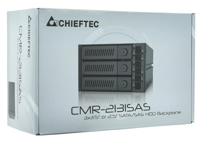 CHIEFTEC SAS/ SATA Backplane CMR-3141SAS,  3x 5, 25