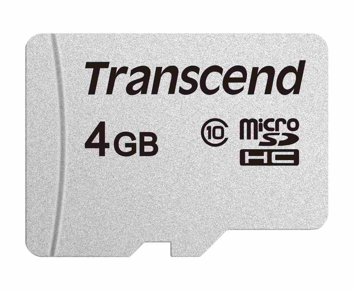 Karta TRANSCEND MicroSDHC 4GB 300S,  trieda 10,  bez adaptéra1 