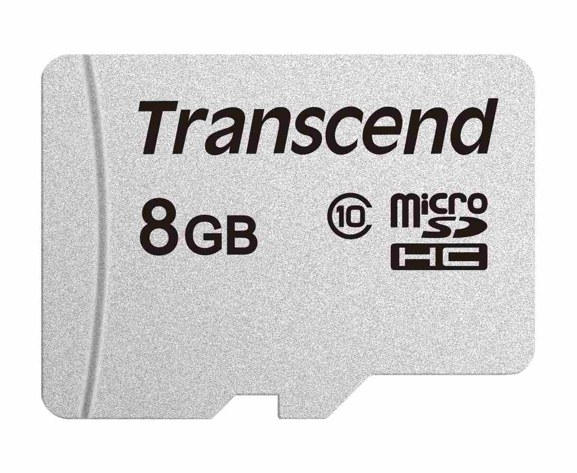 Karta TRANSCEND MicroSDHC 8GB 300S,  trieda 10,  bez adaptéra0 