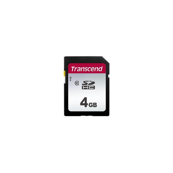 Karta TRANSCEND SDHC 4GB 300S, trieda 10 (R:20/W:10 MB/s)1 
