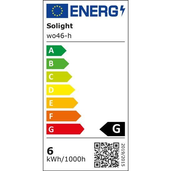 Solight LED stolní lampička s displayem,  6W,  4100K,  kůže,  hnědá1 