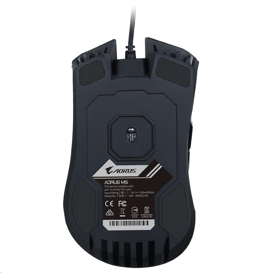 Herná myš GIGABYTE AORUS M5,  USB,  optická,  až 16000 DPI4 