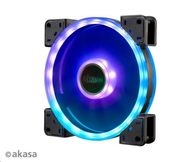 AKASA ventilátor Vegas TLY,  140x140x25mm,  aRGB,  obojstranný,  RGB3 