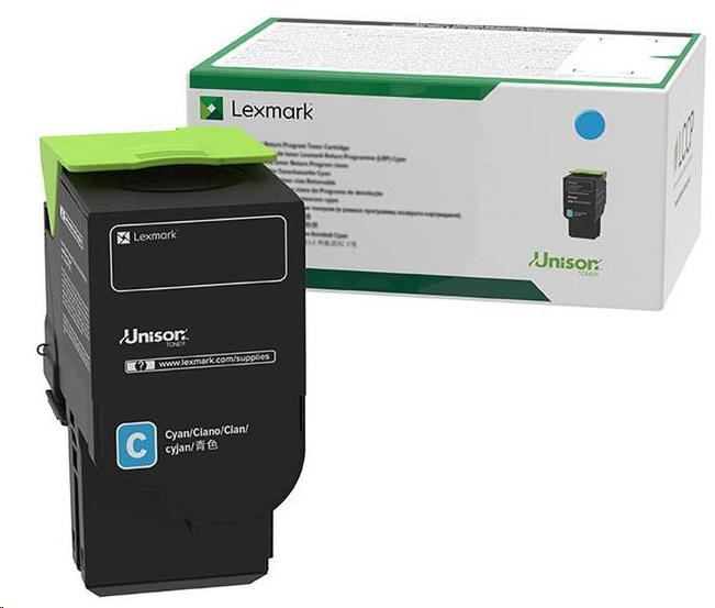 Lexmark azurový Extra High cap. toner C242XC0 Return program pro pro C2425x, C2535x, MC2425x, MC2535x, MC2640x - 3500 str0 