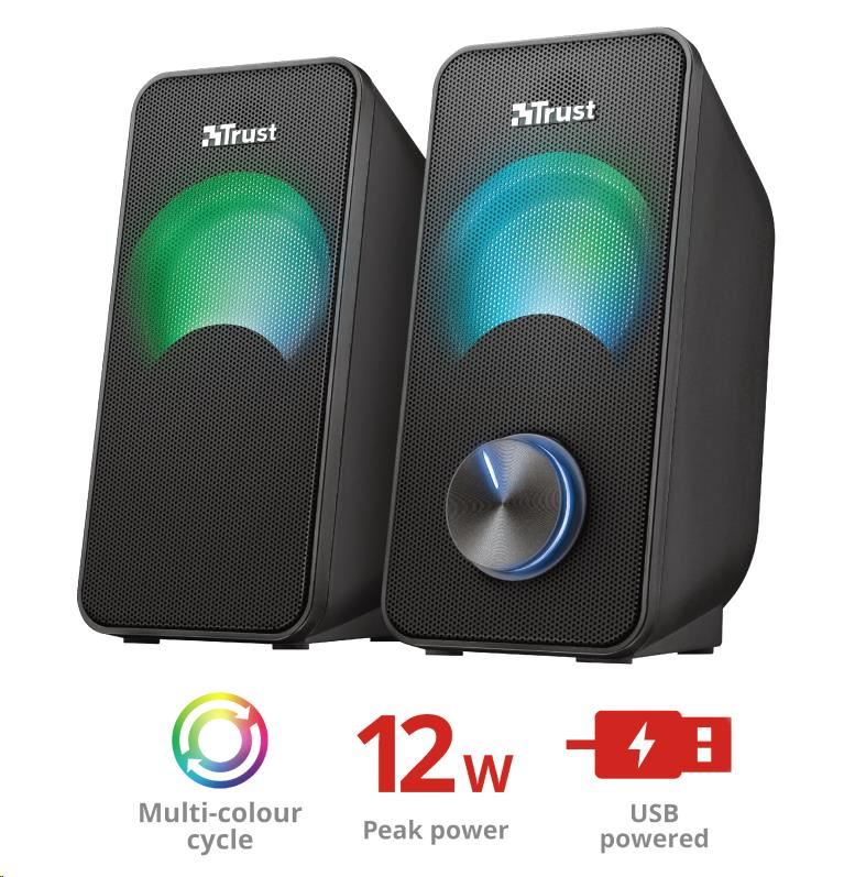 TRUST Arys Compact RGB 2.0 Súprava reproduktorov3 