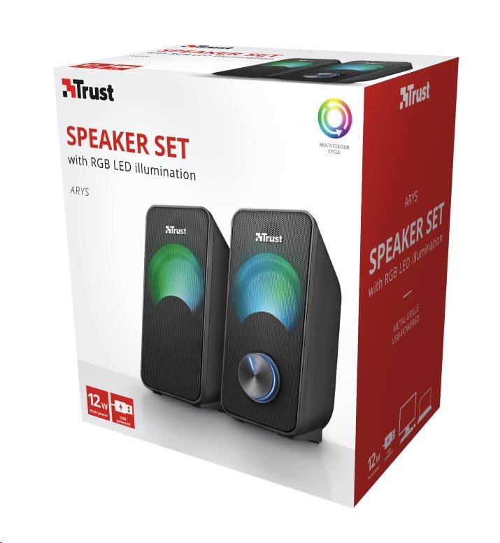 TRUST Arys Compact RGB 2.0 Súprava reproduktorov4 