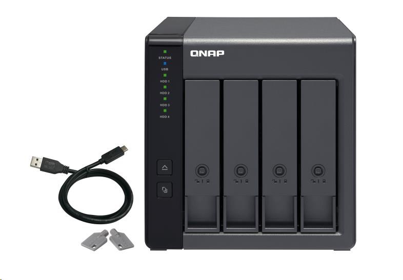 QNAP TR-004 rozšiřujicí jednotka (4xSATA,  USB-C 3.2 Gen1)0 