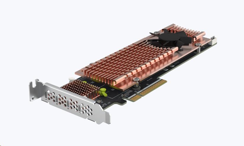QNAP QM2-4P-384 rozšiřující karta 4xM.2 NVMe 2280 PCIe Gen3x4 pro PC i NAS0 
