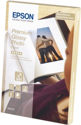 Papier EPSON Premium Glossy Photo 10x15 (40 listov), 255 g/m21 