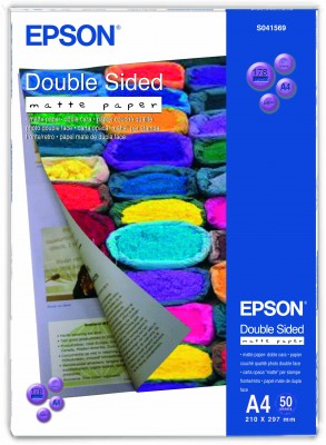 Obojstranný matný papier EPSON A4 - 50 listov,  178 g/ m20 