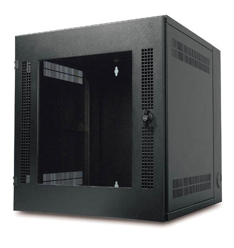 APC NetShelter WX 13U so závitovými otvormi Vertikálna montážna lišta Sklenené predné dvere čierne0 