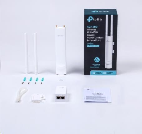 TP-Link EAP225-Outdoor-venkovní OMADA WiFi5 AP (AC1200, 2, 4GHz/ 5GHz, 1xGbELAN, 1xPoE-in)4 