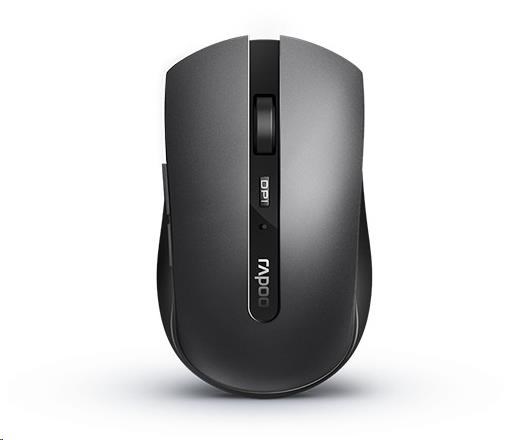 Myš RAPOO 7200M Multi-mode wireless,  sivá0 