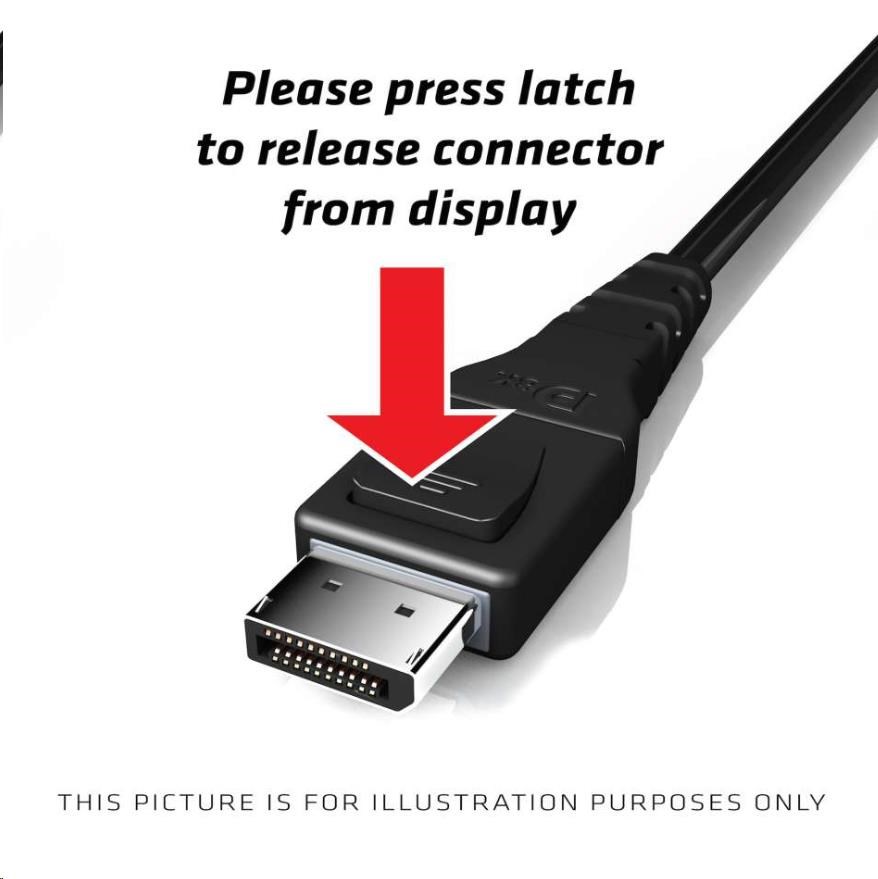 Club3D Kabel certifikovaný DisplayPort 1.4,  HBR3,  8K60Hz (M/ M),  5m,  28 AWG5 