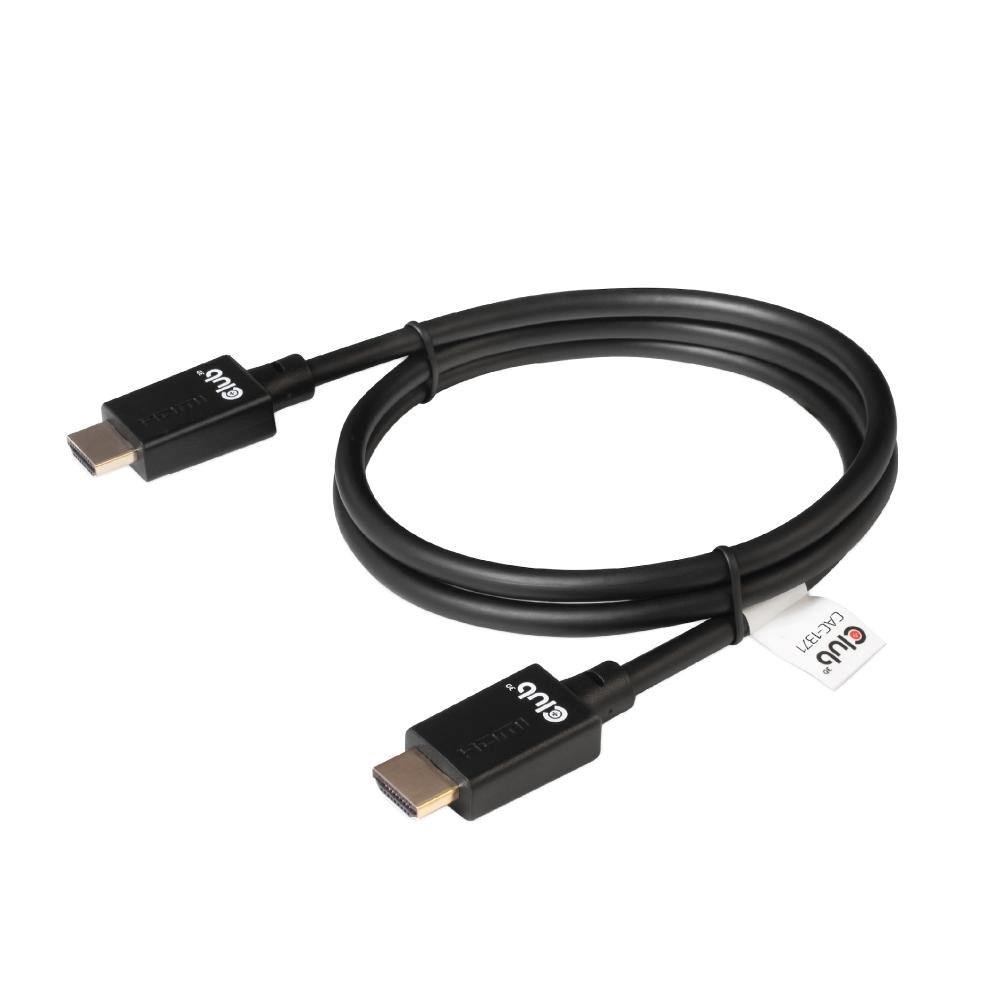 Club3D Kabel Ultra Rychlý HDMI™ Certifikovaný 4K 8K60Hz 48Gbps (M/ M),  1m,  30 AWG6 