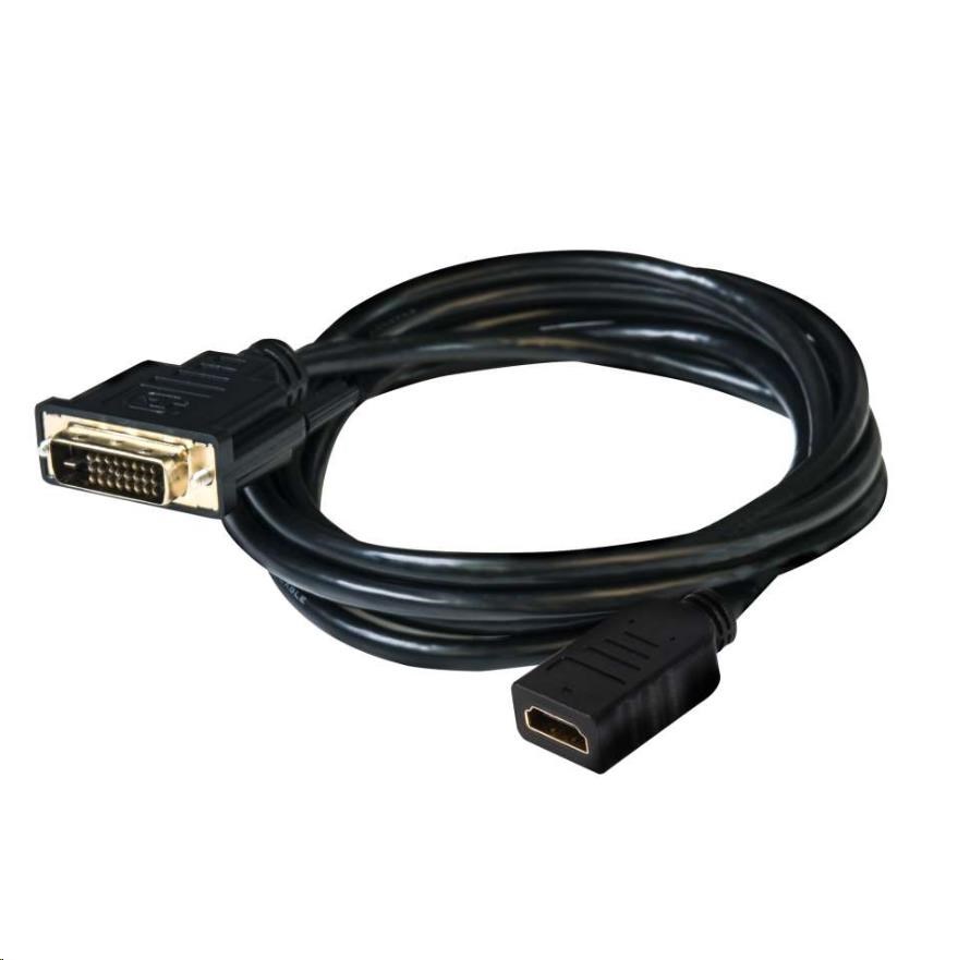 Club3D Kabel DVI-D na HDMI 1.4,  (M/ F),  2m1 