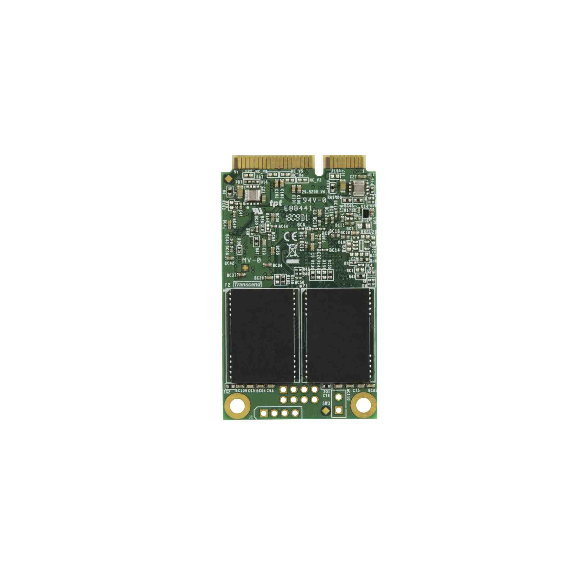 TRANSCEND Industrial SSD MSA230S 128GB,  mSATA,  SATA III,  3D TLC0 