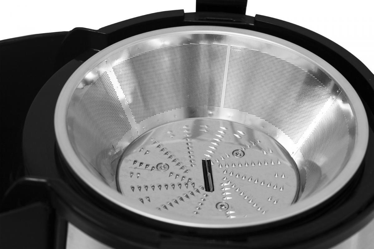 Orava OS-109 A odšťavňovač, 850 W, vysokootáčkový, 80 dB, objem 1 l, 1800 RPM, stříbrná / černá2 
