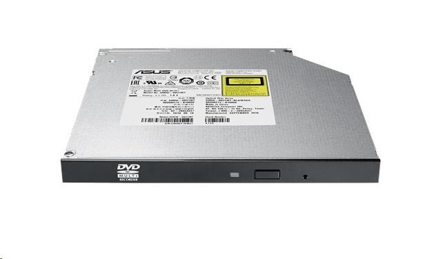ASUS Slim DVD Writer SDRW-08U1MT/SLIM/BLACK/BULK, čierna, SATA, M-Disc, hromadná (bez SW)1 