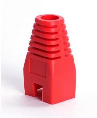 Ochrana pro konektor RJ45,  non-snag-proof - červená,  100ks0 