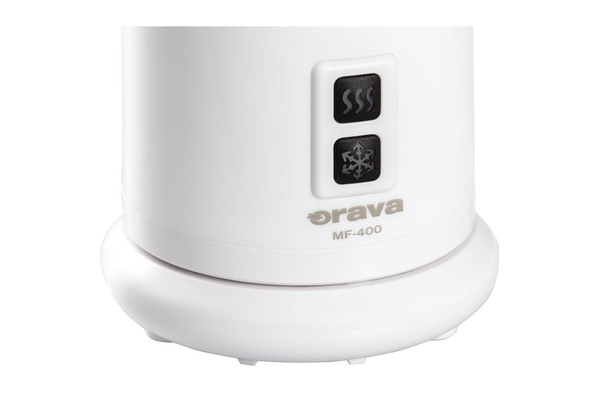 Orava MF-400 napěňovač mléka,  400 W,  elektrický,  240 ml,  2-funkční přepínač,  bílá3 