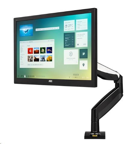 Profesionální kancelářský držák LCD monitoru Fiber Mounts F85A4 