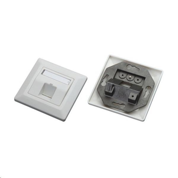 Zásuvka neosazená 1x RJ45 pod omítku0 
