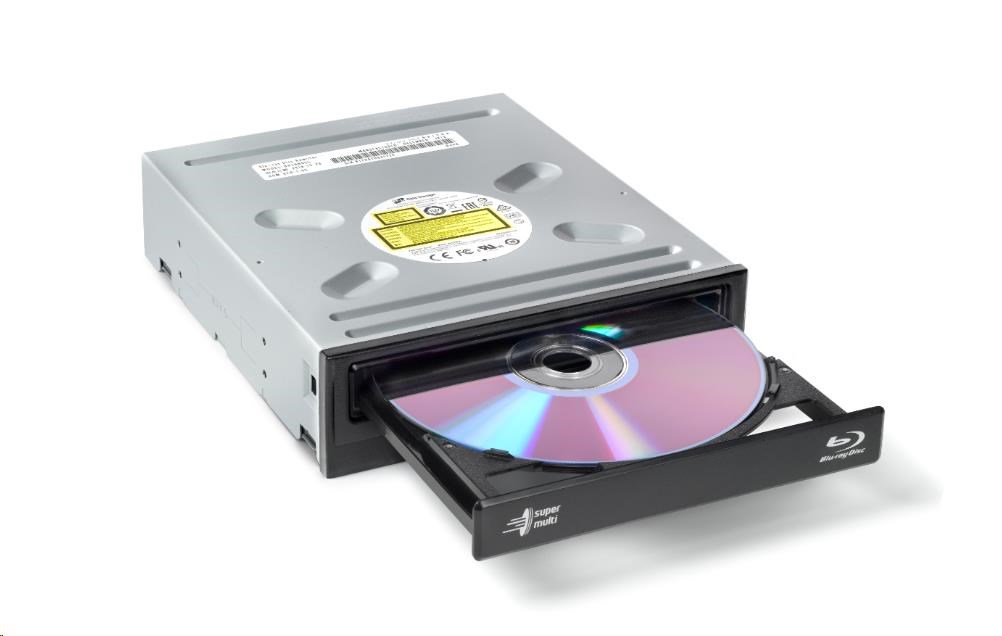 HITACHI LG - BD-W/ CD-RW/ DVD±R/ ±RW/ RAM/ M-DISC interná mechanika BH16NS55,  čierna,  krabica+SW4 