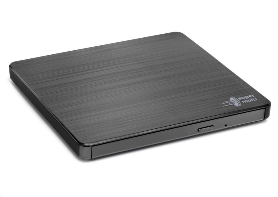 HITACHI LG - externá mechanika DVD-W/ CD-RW/ DVD±R/ ±RW/ RAM GP60NB60,  Slim,  čierna,  box+SW2 