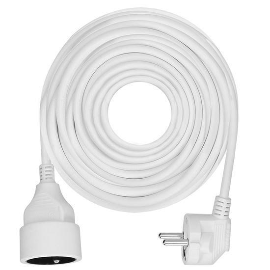 Solight prodlužovací přívod - spojka,  1 zásuvka,  10m,  3 x 1mm2,  bílá0 
