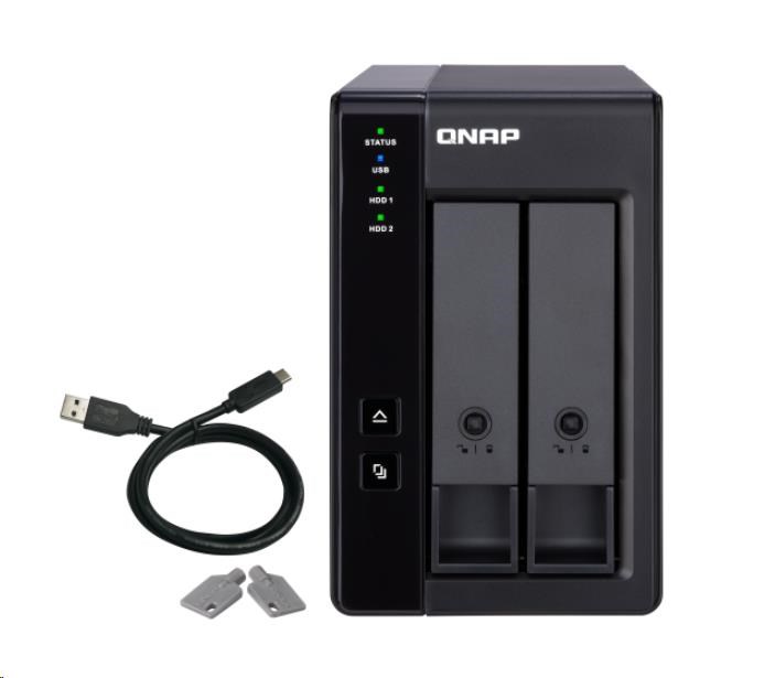 QNAP TR-002 rozšiřujicí jednotka (2xSATA,  USB-C 3.2 Gen2)0 