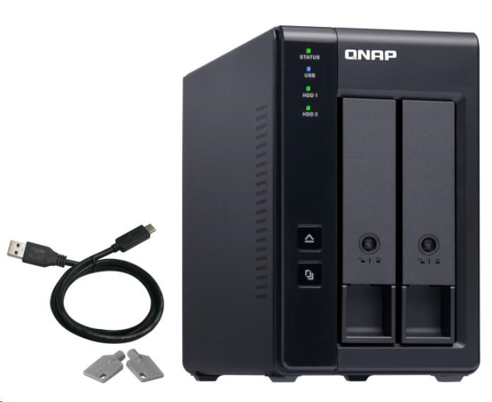 QNAP TR-002 rozšiřujicí jednotka (2xSATA,  USB-C 3.2 Gen2)1 