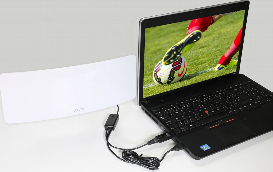 EVOLVEO Xany 1,  230/ 5V,  aktivní pokojová anténa DAB+/ DVB-T2,   filtr LTE, 4G, 5G6 