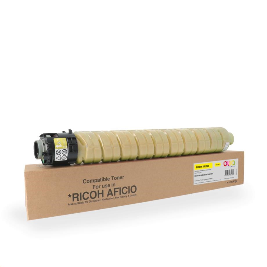 OWA Armor toner pre RICOH MPC2003/ 2503/ 2004/ 2504,  9500 strán,  841928 Y,  žltá/ žltá