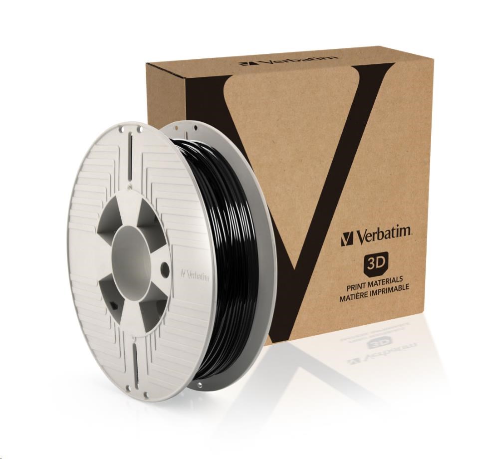 VERBATIM Filament pre 3D tlačiarne PMMA DURABIO 2.85mm,  60m,  500g čierna1 