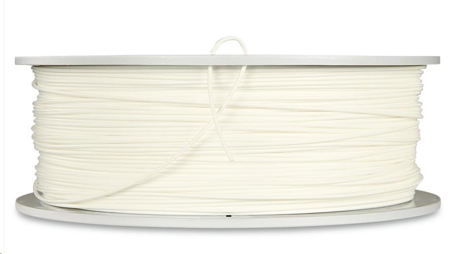 VERBATIM Filament pre 3D tlačiarne PET-G 1.75mm, 327m, 1kg biela1 