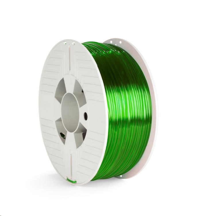 VERBATIM Filament pre 3D tlačiarne PET-G 2.85mm,  123m,  1kg zelená transparentná0 