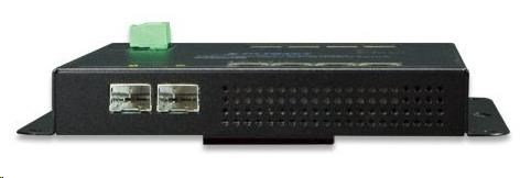 Planet WGS-4215-8T2S switch,  správa Web/ SNMP,  DIN, IP30,  -40~75°C,  dual DC,  fanless2 