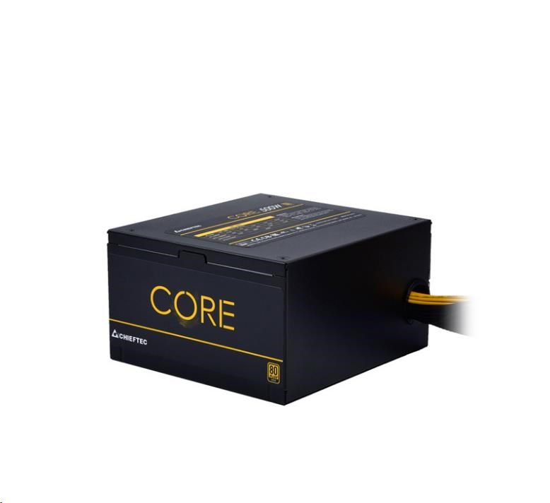 CHIEFTEC zdroj Core Series BBS-600S,  600W,  120mm fan,  80+ Gold2 